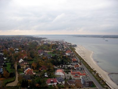 Blick auf Kiel vom Marine-Ehrenmal 